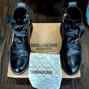 Zadig & Voltaire Lauren Roma Boots Sz 39